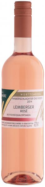 2018 Lemberger rose QbA